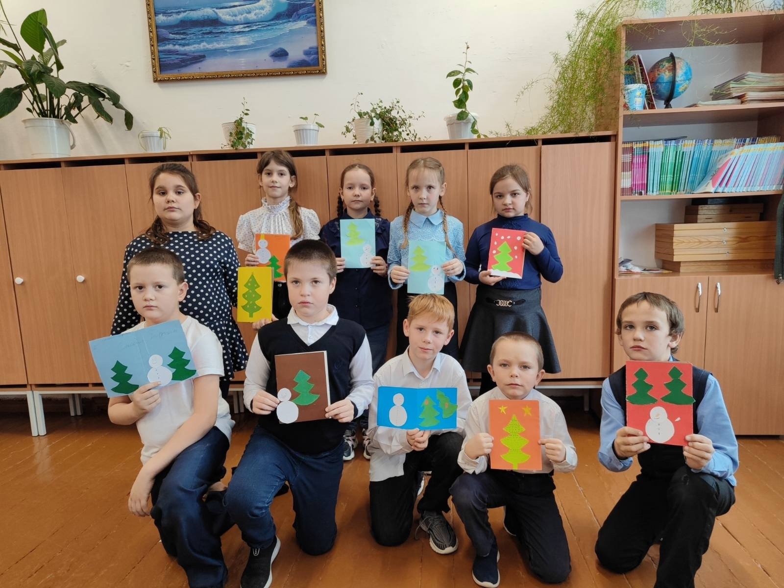 Новогодняя открытка солдату.