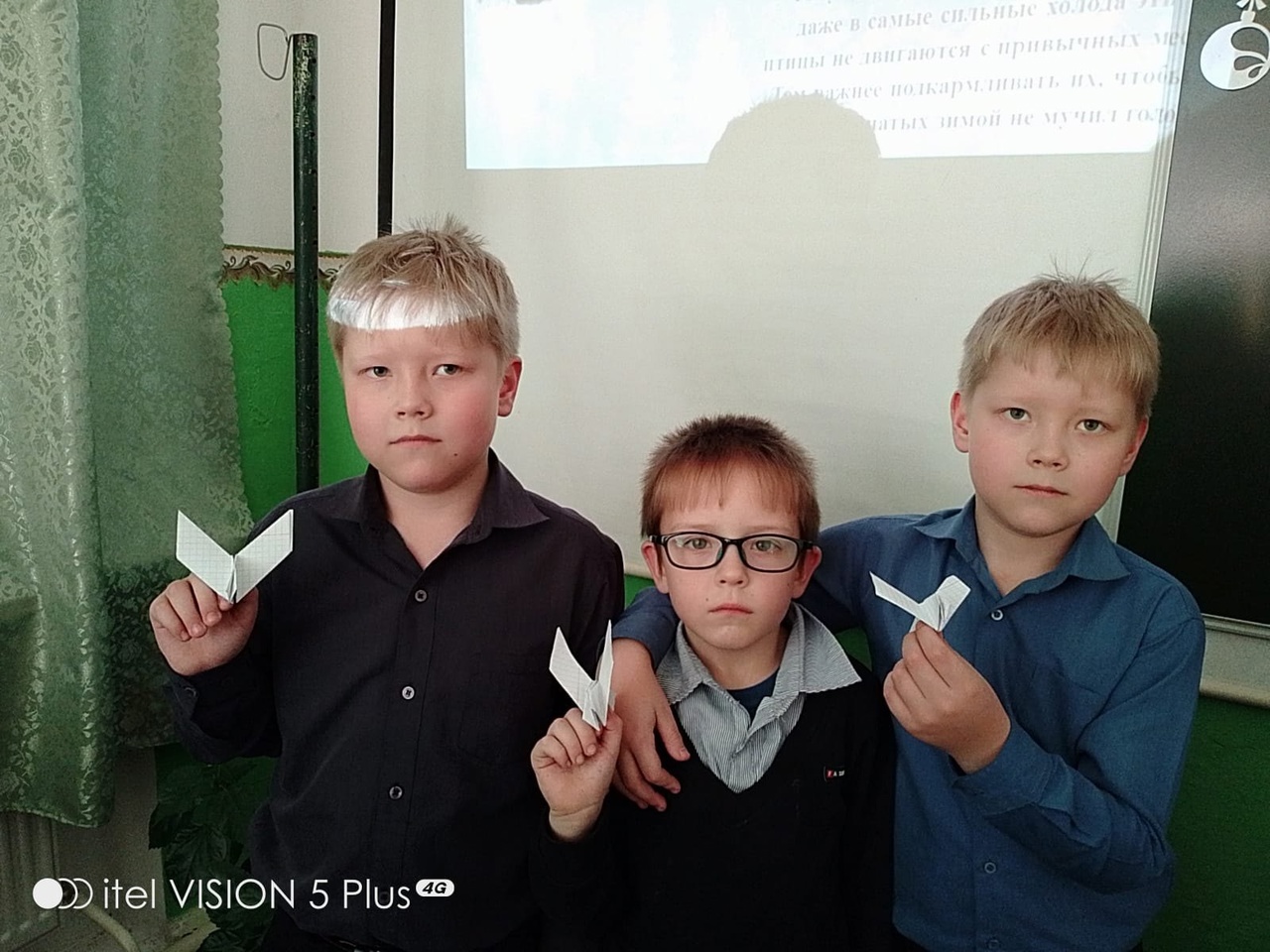 Покормите птиц зимой.